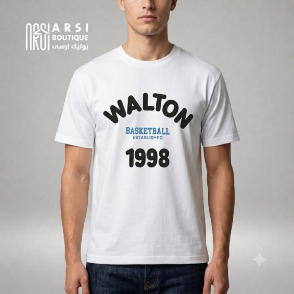 تیشرتwalton مردانه مشکی_2234 - تصویر 5